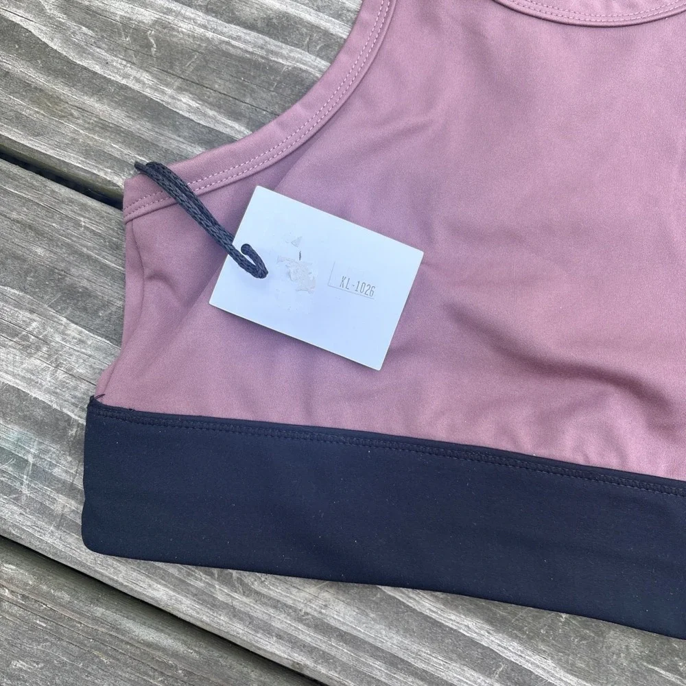 Bandier Le Ore Small Warm Earth Capri Strappy Back Bra NWT $68